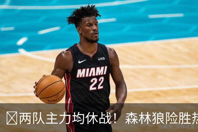 🏀两队主力均休战！森林狼险胜热火 里夫斯抛投绝杀 海兰德23分