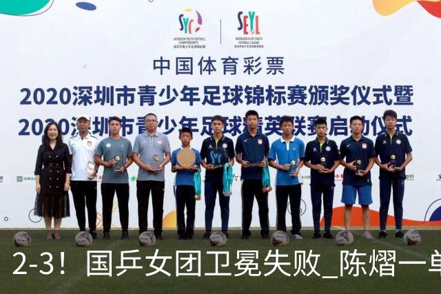 2-3！国乒女团卫冕失败 陈熠一单输2场0-3 日本削球手拿2分